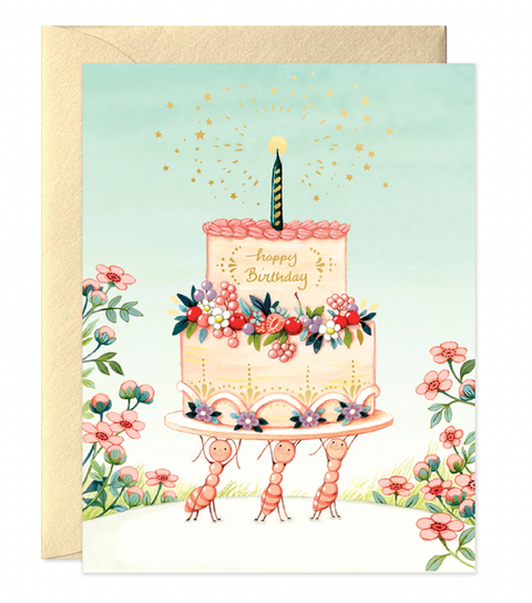 Ants Birthday Card