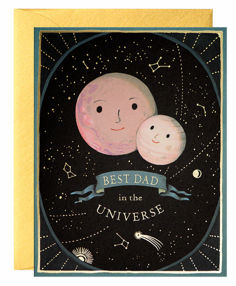 Best Dad in The Universe Card