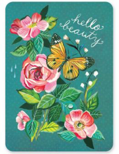 Hello Beauty Friendship Card