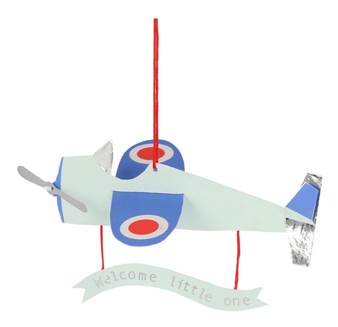 Airplane Baby Card
