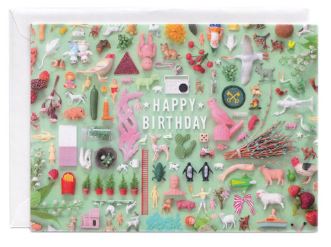 Tiny Happy Birthday Things Greeting Card