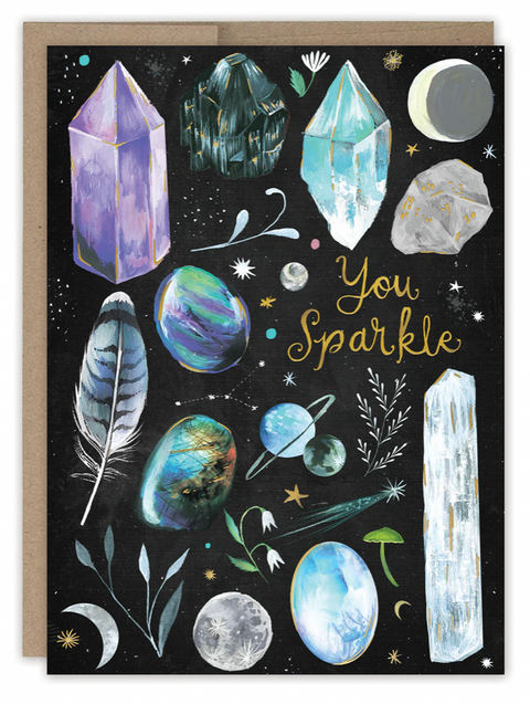 Sparkly Wishes Birthday Card