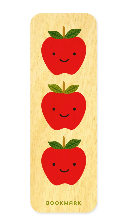 Apples Bookmark Thank You Card