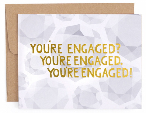 Diamond Engagement Card