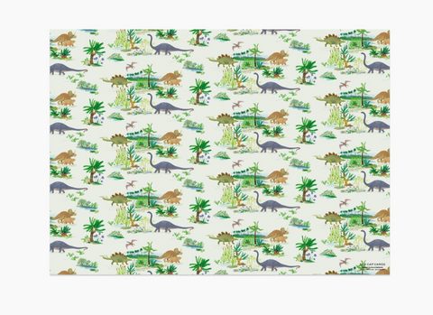 Dinosaur Wrapping Paper Roll of Sheets