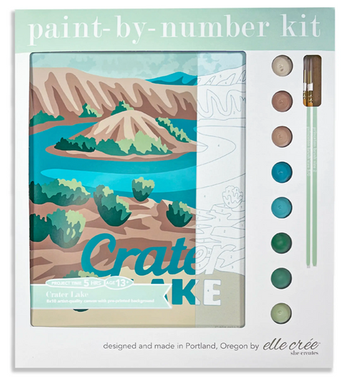 Crater Lake Paint-by-Number Kit