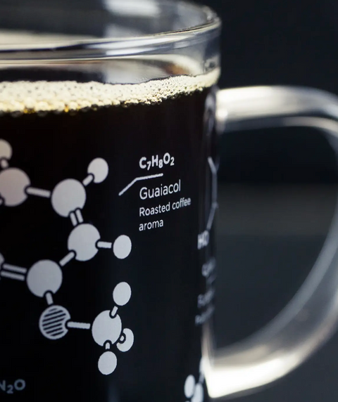 The Science of Coffee Glass Mug
