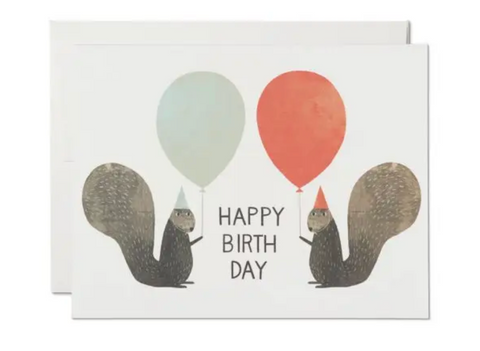Party Squirrels Birthday - Greeting Cards