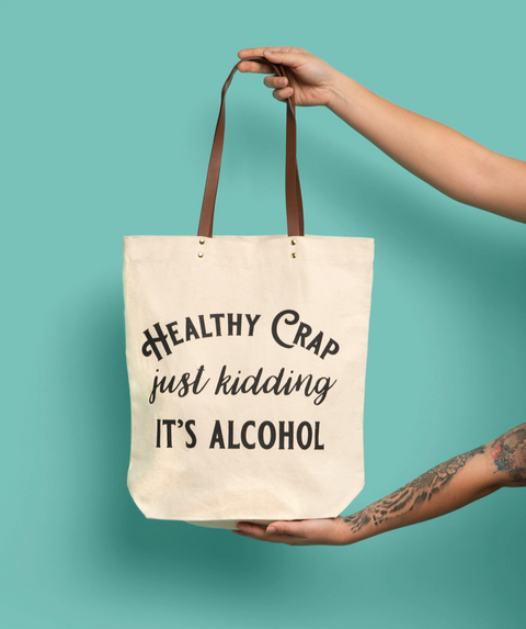 Healthy Crap Tote Bag