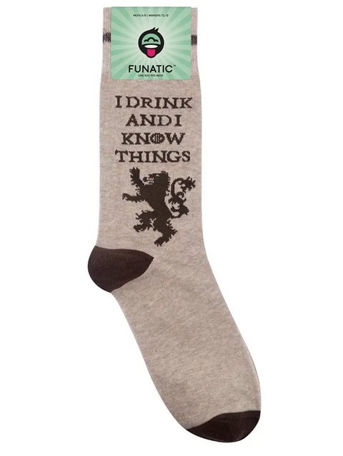 I Drink & I Know Things GOT Socks