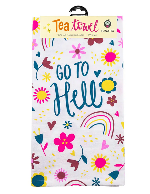 Go To Hell Kitchen Tea Towel