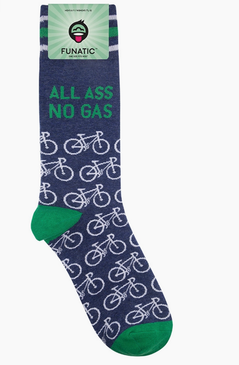 All Ass. No Gas Biking Socks