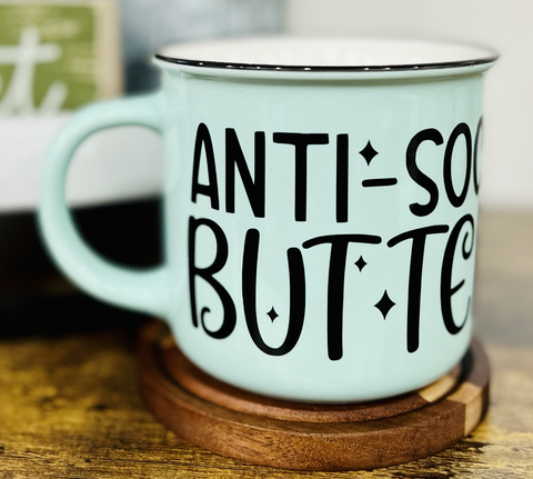Anti-Social Butterfly Mug || 13oz