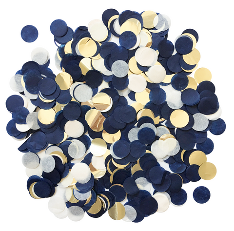 Confetti - Navy & Gold