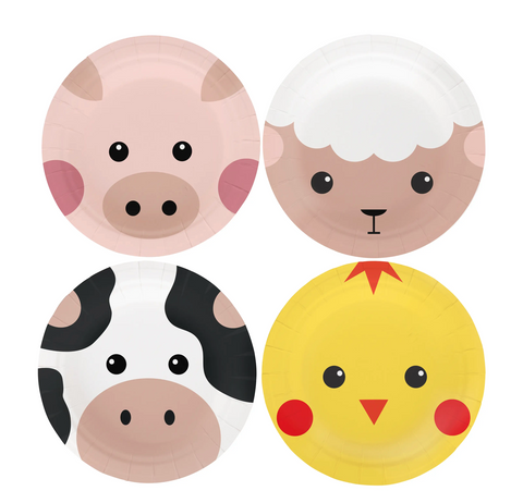 Plates- Farm Animals
