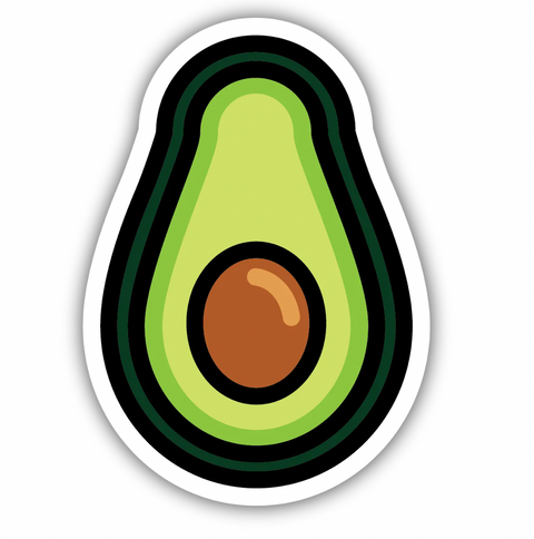 Avocado Sticker