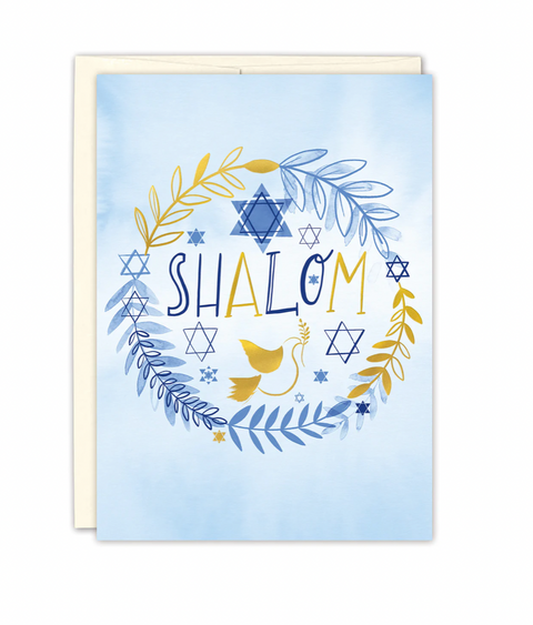 Shalom Hanukkah Card