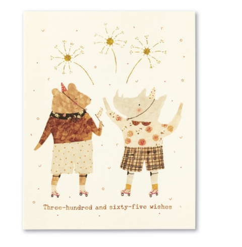Three Hundred Sixty Five Wishes Card