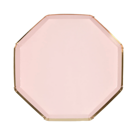 Dusky Pink Party Plates