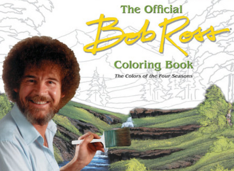 Bob Ross Coloring Book