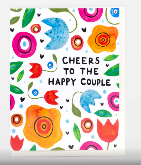 Flowers Happy Couple Card