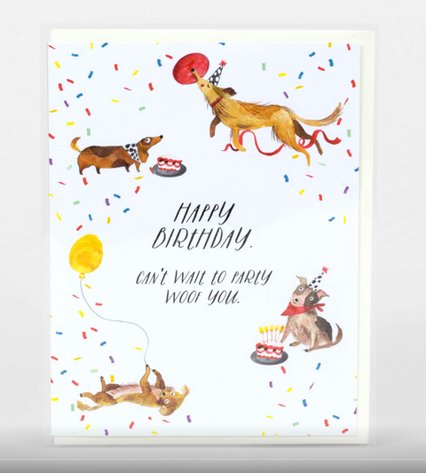 Party Woof You Card