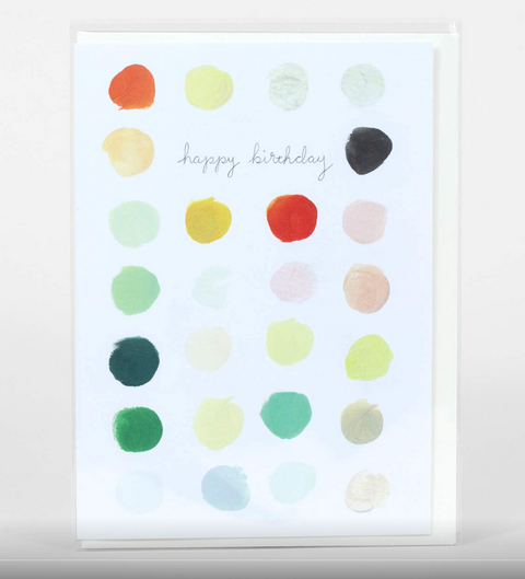 Happy Birthday Palette Card