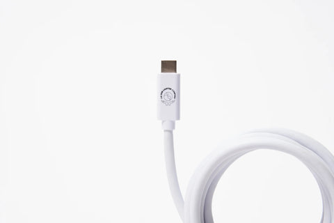 White USB-C to USB-C Charging Cable