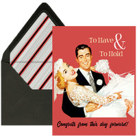 To Have and to Hold Wedding Card
