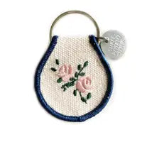 Rose Patch Keychain