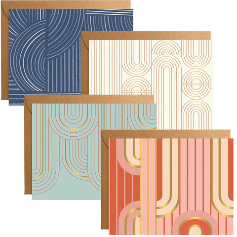 Art Deco Blank Boxed Cards