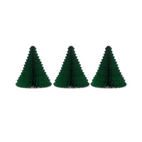 Set of 3 Christmas Cone Tree Decoration