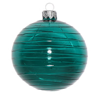 Cut Glass Emerald Ornament Horizontal