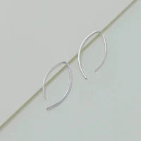 Pull Through Hoop Earrings