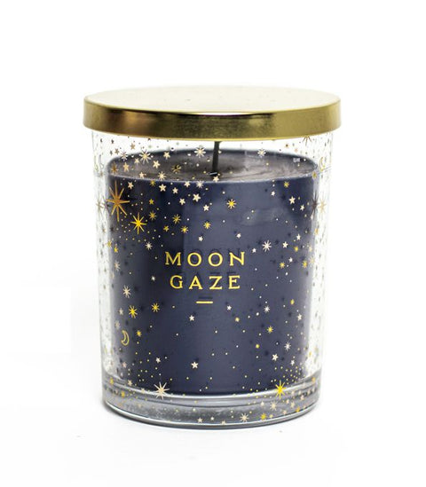 Moon Gaze Glass Candle