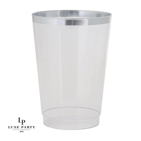 Luxe Silver Party Cups