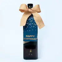 Birthday Confetti Wine Tag