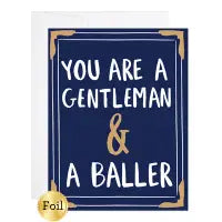 Gentleman and a Baller Card