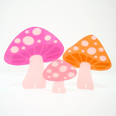 Acrylic Mushroom Set