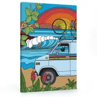 Surf Van Softcover Notebook