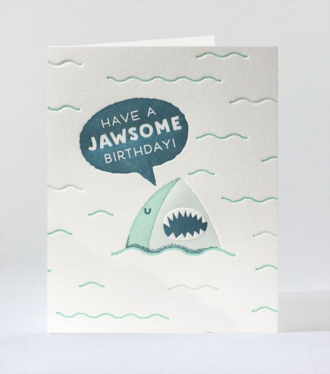 Jawsome Greeting Card