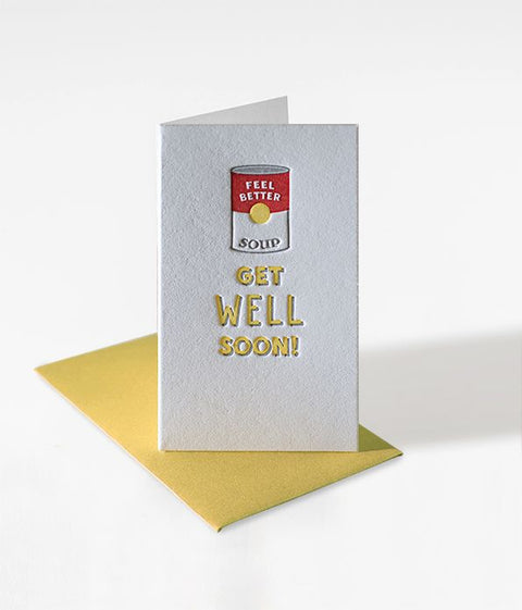 Get Well Soup Mini Notes Enclosure Cards