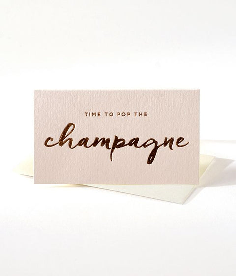 Champagne Mini Notes Enclosure Cards