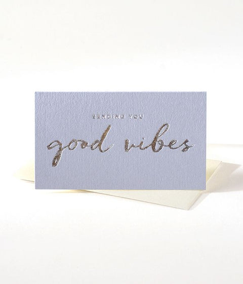 Good Vibes Mini Notes Enclosure Cards