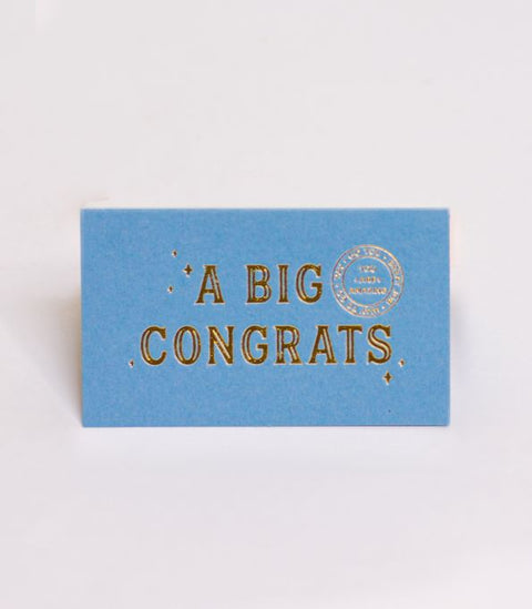 Big Congrats Mini Notes Enclosure Cards
